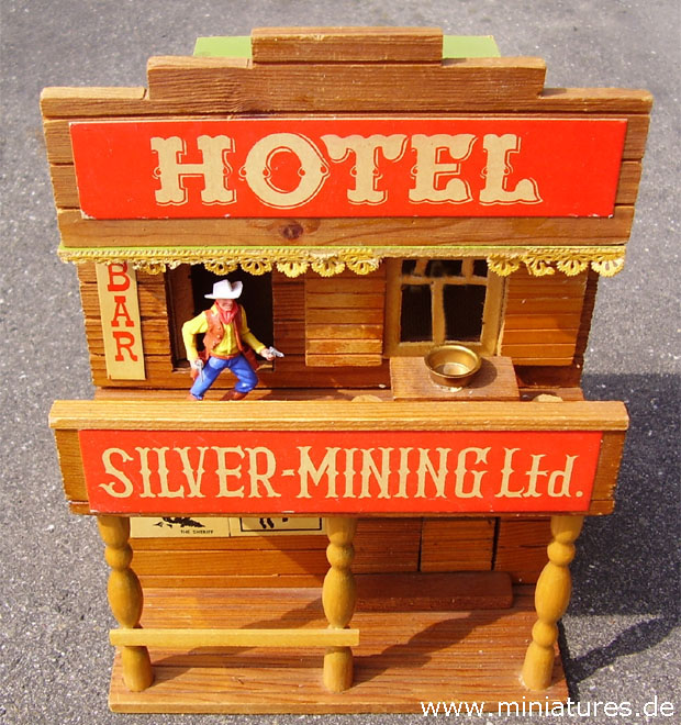 Hotel der Silver Mining Ltd. Minengesellschaft, 1:32 Westernhäuser von DEMUSA.