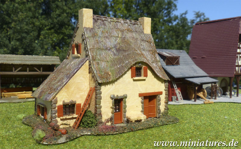 Fischerhaus mit Reetdach, 1:87 Faller B-278.