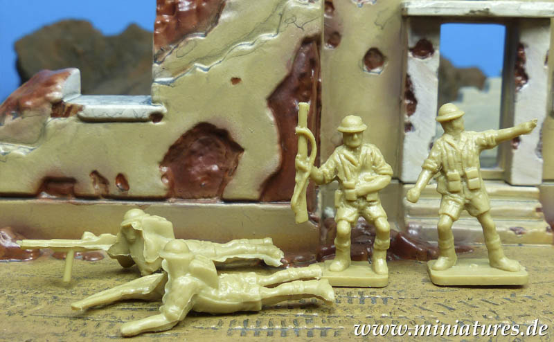 Britische 8. Armee, 1941–1945, H0/00 Figuren Airfix 01709.