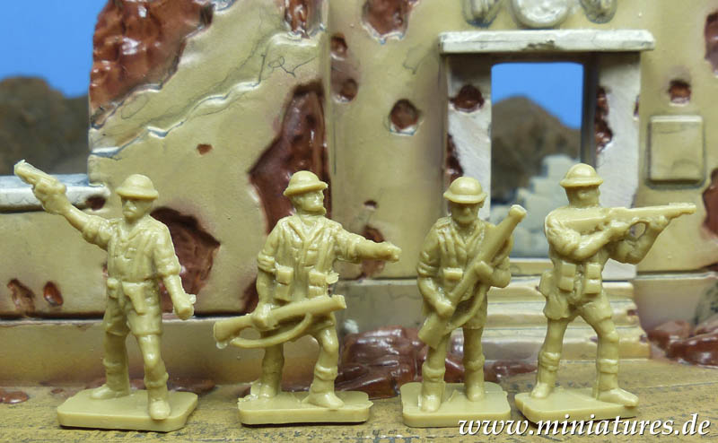 Britische 8. Armee, 1941–1945, H0/00 Figuren Airfix 01709.