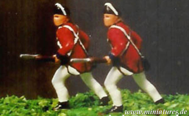 Britische leichte Infanterie des Amerikanischen Unabhängigkeitskrieges, 1771–1783.