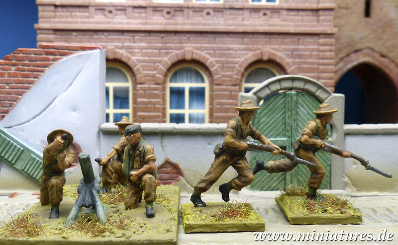 Australische Infanterie, 1:76 Figuren Matchbox 5008.