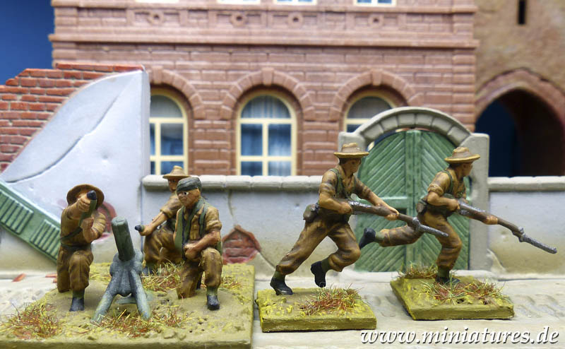 Australische Infanterie, 1:76 Figuren Matchbox 5008.