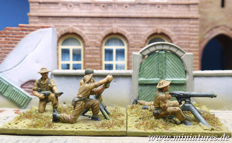 Australische Infanterie, 1:76 Figuren Matchbox 5008.