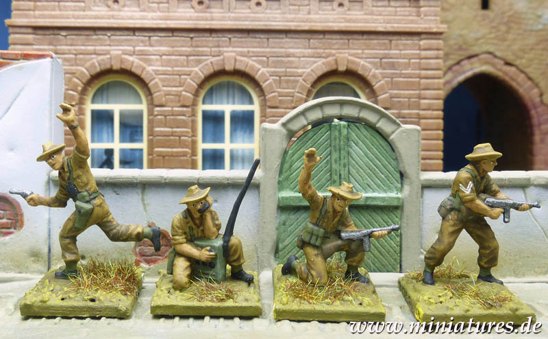 Australische Infanterie, 1:76 Figuren Matchbox 5008.