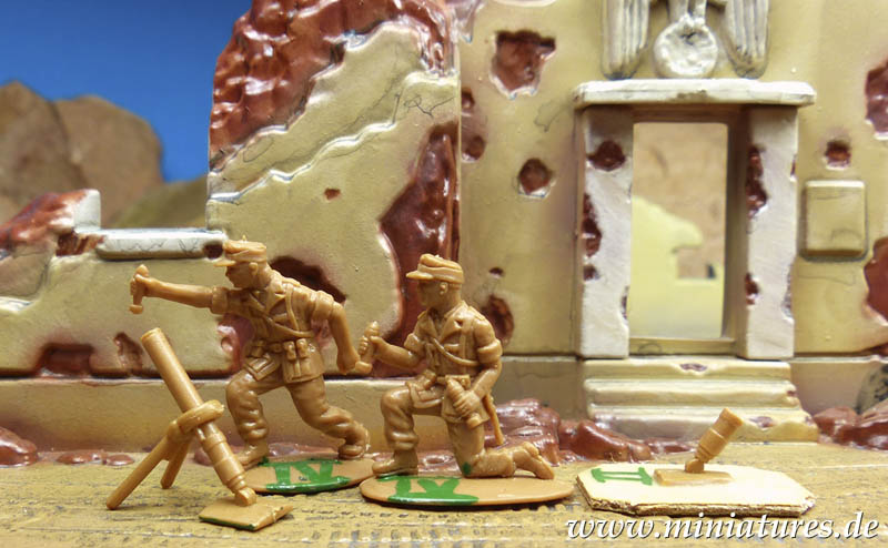 Deutsches Afrikakorps, 1:76 Figuren Matchbox 5004.