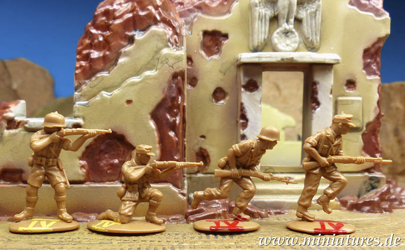 Deutsches Afrikakorps, 1:76 Figuren Matchbox 5004.
