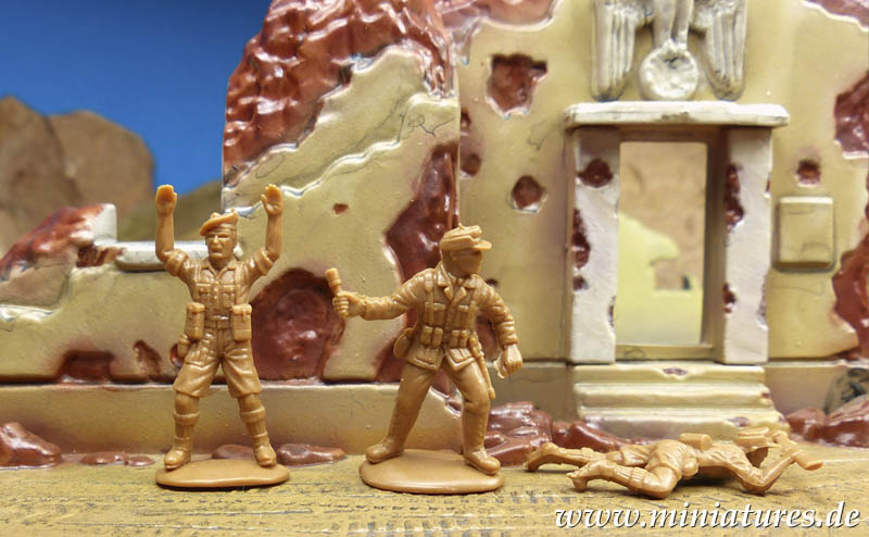 Deutsches Afrikakorps, 1:76 Figuren Matchbox 5004.