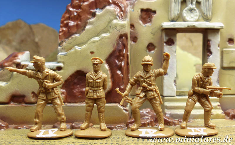 Deutsches Afrikakorps, 1:76 Figuren Matchbox 5004.