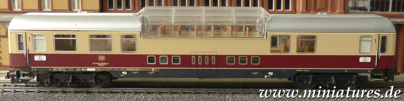 Aussichtswagen AD4üm-62 TEE „Rheingold“, 1. Klasse, 1:87 Märklin 40851.