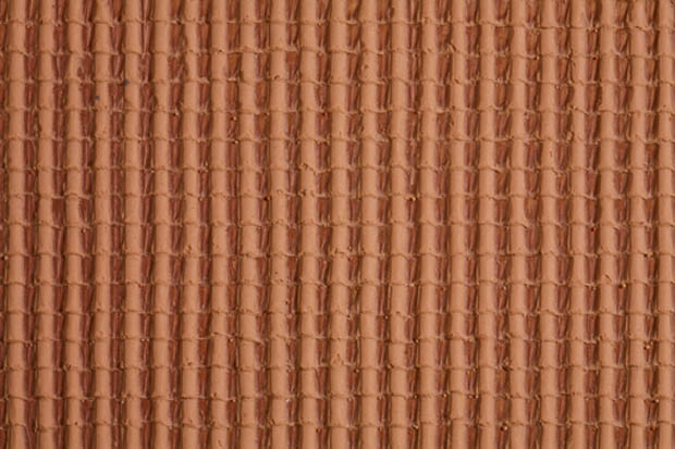 3D Dachpfanne, rot, Strukturfolie, 1:87 NOCH 57320.