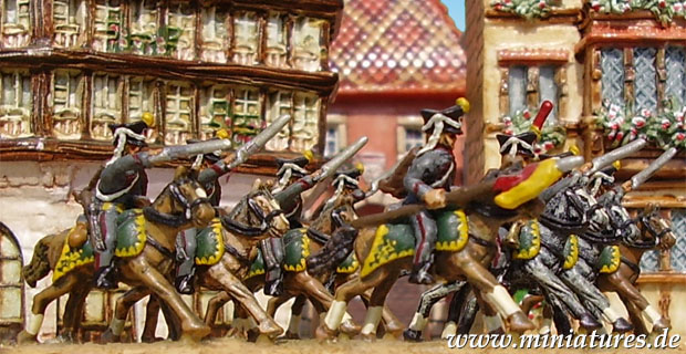 Russisches Husarenregiment Jelisawetgrad 1812, 15 mm Zinnfiguren Heritage.